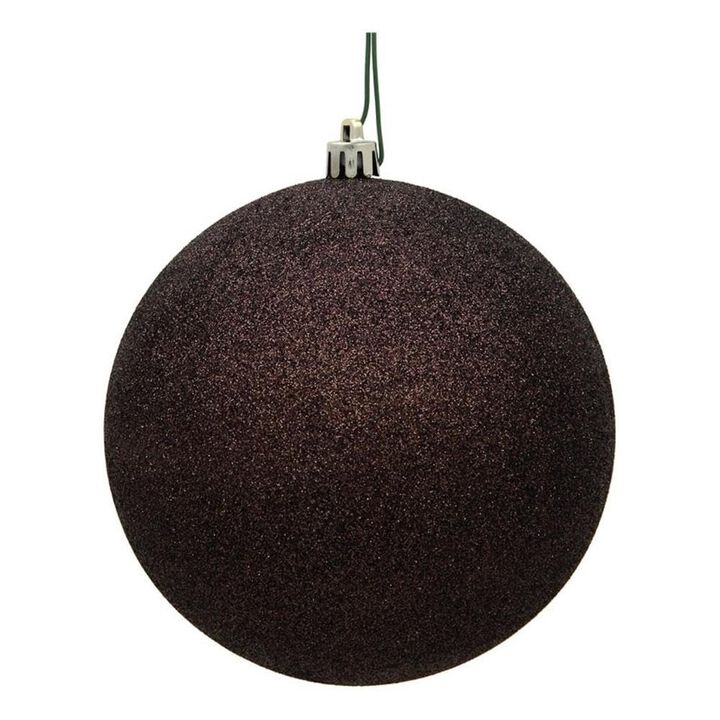 Vickerman Chocolate Glitter Ball Drilled Cap -