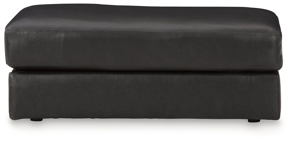 Amiata Leather Ottoman