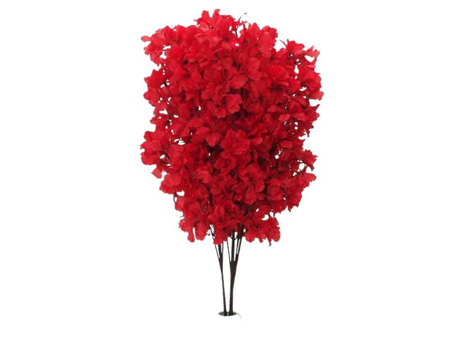 5 Piece Red Artificial Greenery Stems Wedding Centerpiece Decor