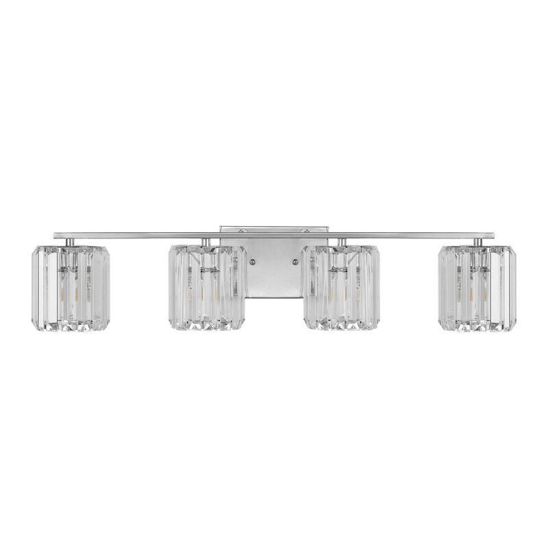 Coco Prism Vintage Metal/Glass Classic Glam LED Vanity Light