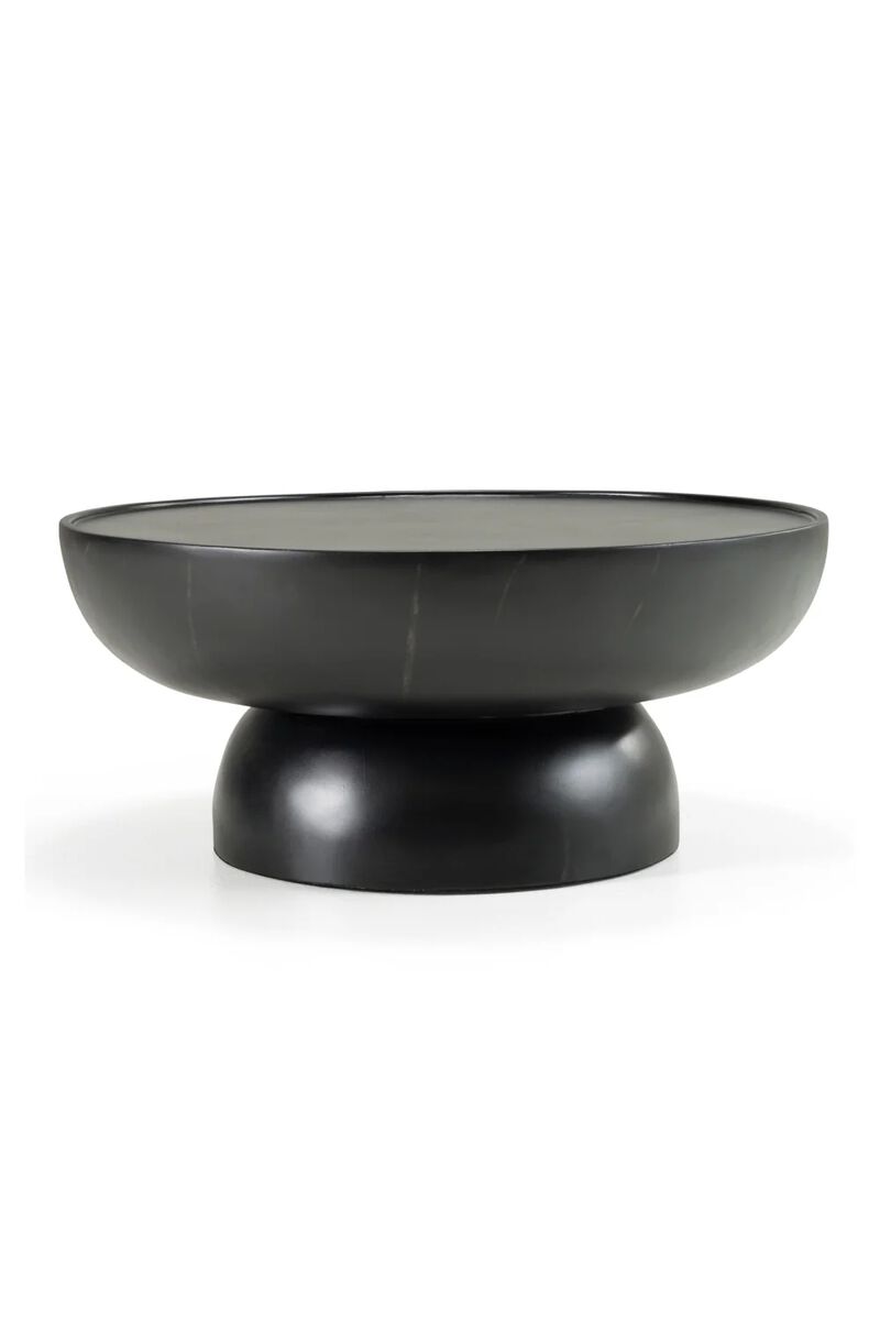 Black Fiberglass Coffee Table | OROA Modern Akron image number 0