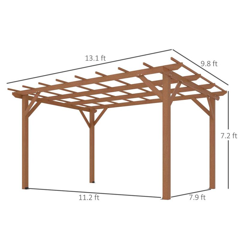 Hivvago 10x13 Outdoor Pergola Gazebo for Garden image number 2