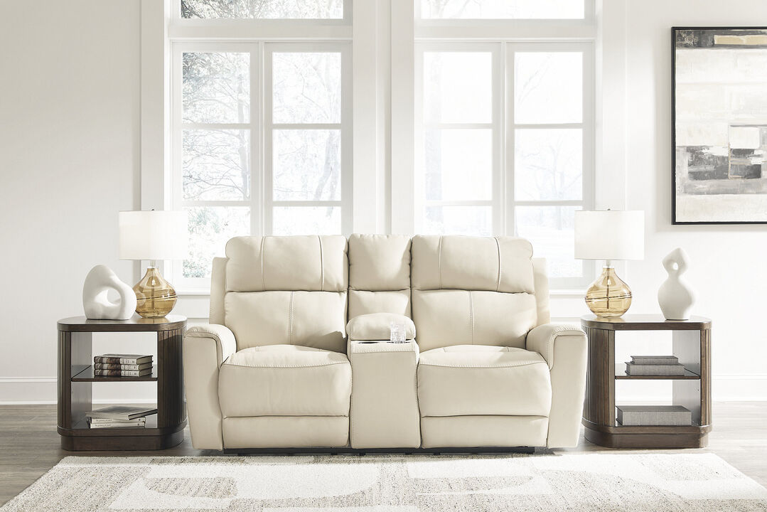 Dahlmoore Power Recline Loveseat W/Console