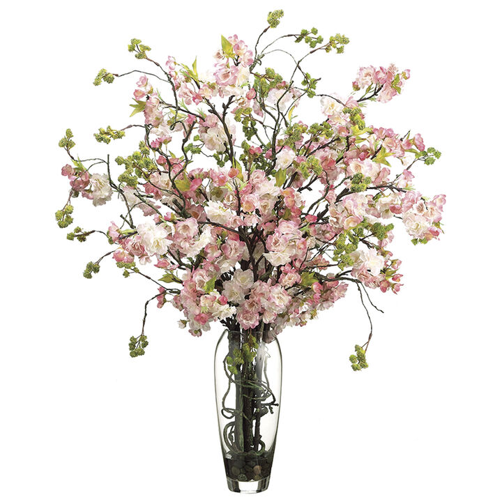 35" Cherry Blossom Vase