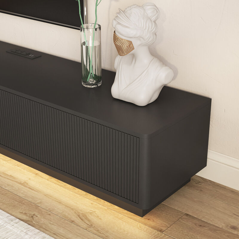 Zatsem LED TV Stand image number 5