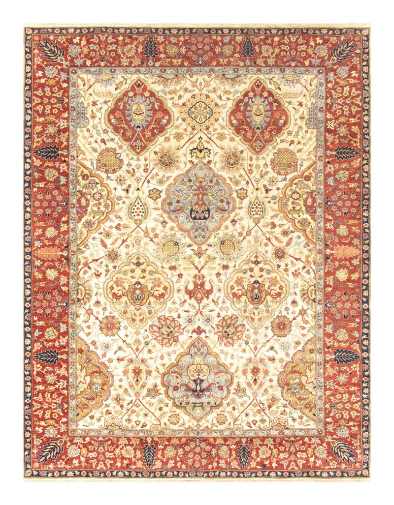 Pasargad Home Azerbaijan Hand-Knotted Lamb's Wool Area Rug image number 0
