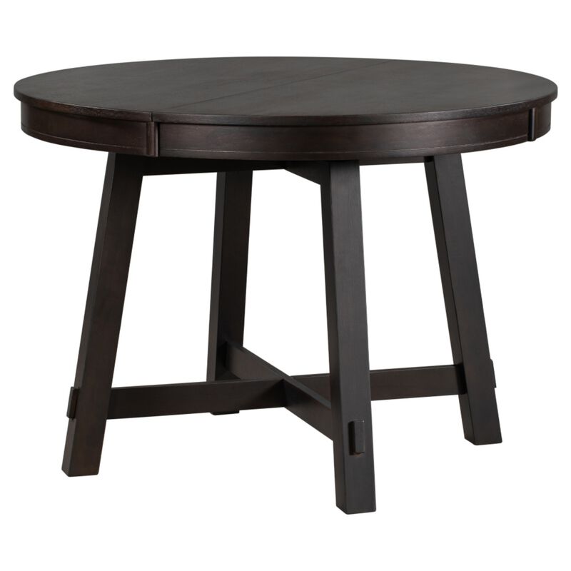 Hoswos Farmhouse Extendable Round Dining Table image number 0
