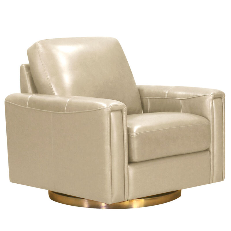 Hayward Swivel Leather Chair