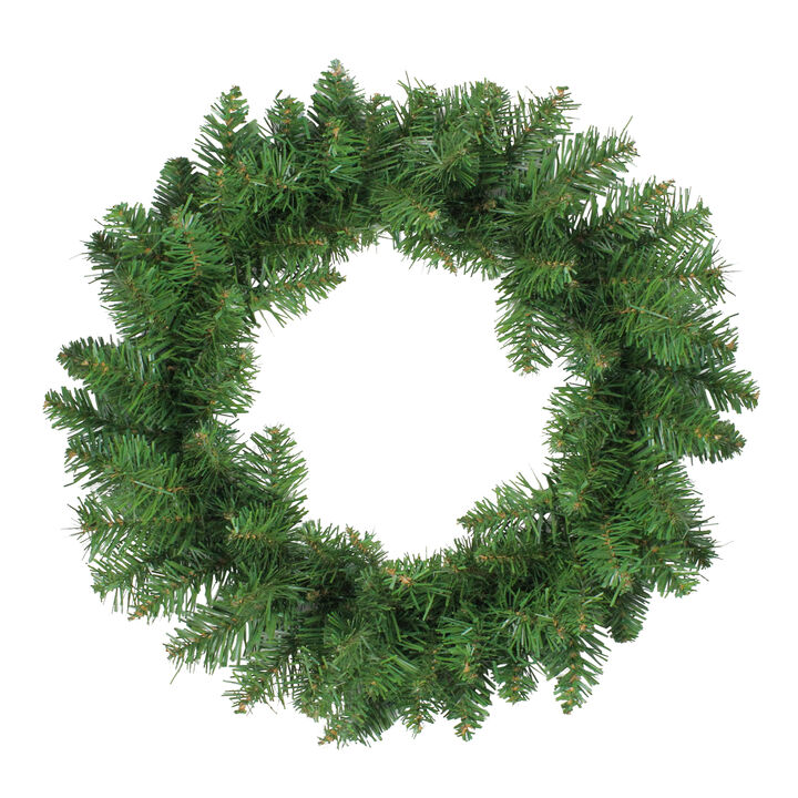 Buffalo Fir Artificial Christmas Wreath - 20-Inch  Unlit