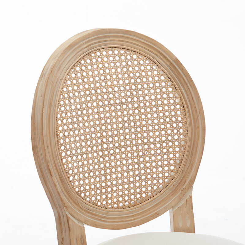 Streamdale French Country Bar Stools with Upholstered Seats (Set of 2)