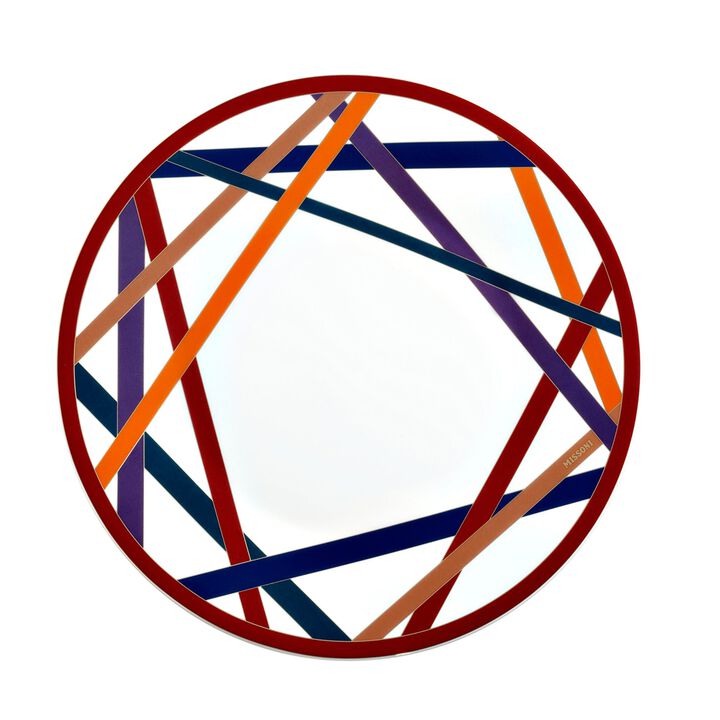 Charger Plate NASTRI MULTICOLOR, diam. 12.6"