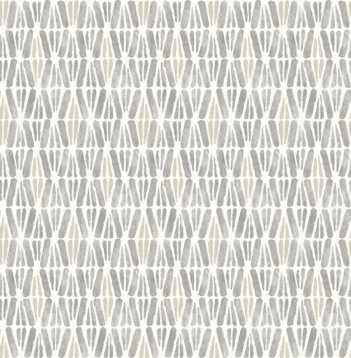 Nabi Charcoal Geometric Wallpaper (Set of 2)