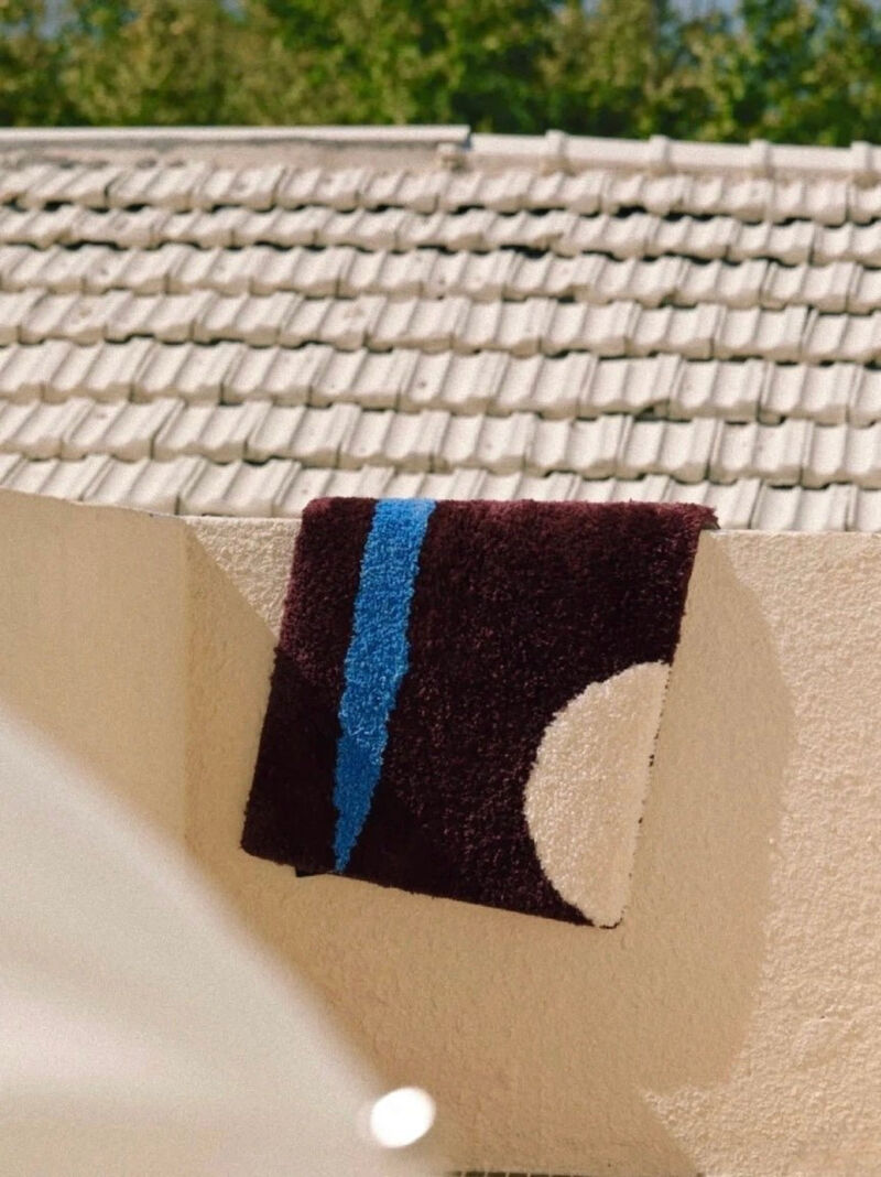 Ultra Soft Contemporary Abstract Bath Rug, Absorbent, Anti-slippery Mat image number 5