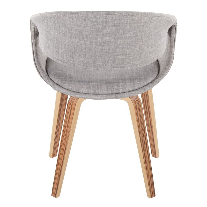 LumiSource Curvo Upholstered Chair - Set of 2