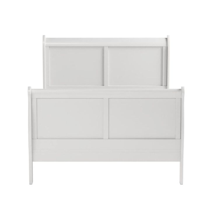 Wooden Twin Sleigh Bed