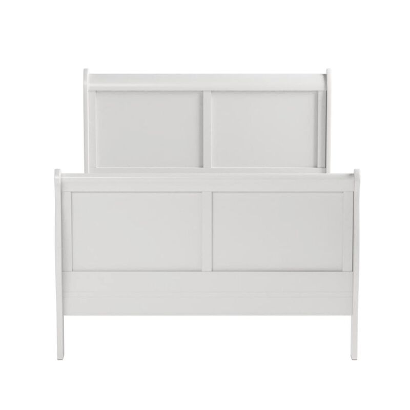 Wooden Twin Sleigh Bed image number 1