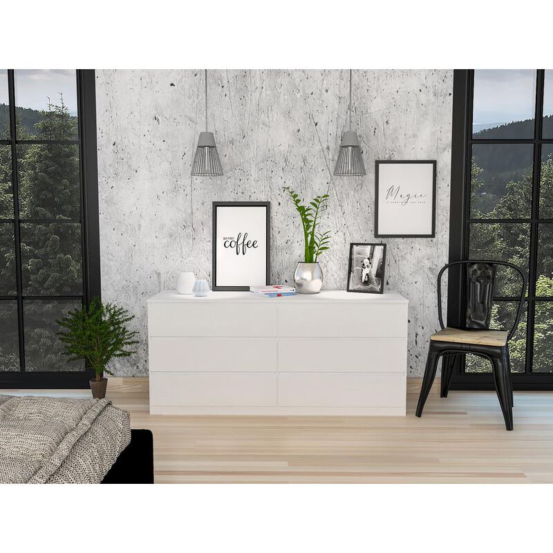 Seul 6 Drawer Double Dresser