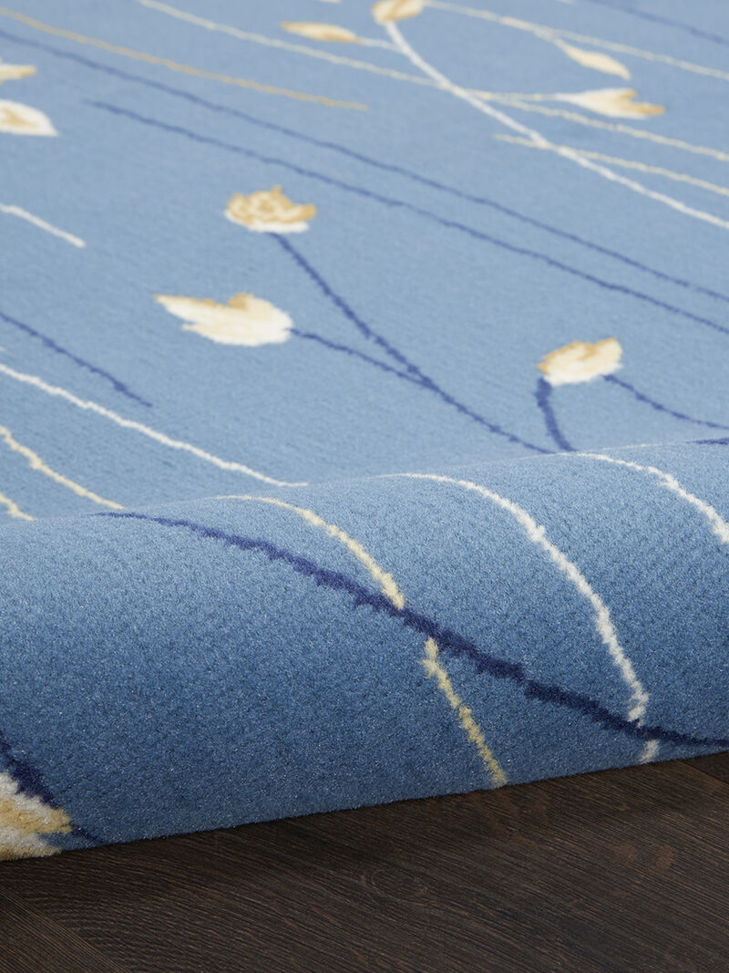 Grafix GRF15 Light Blue 5'3" x 7'3" Rug