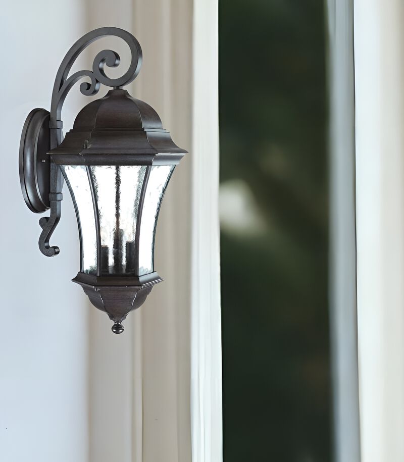 Decorative Waverly 3-Light Coral Wall Sconce for Bedroom or Living Room