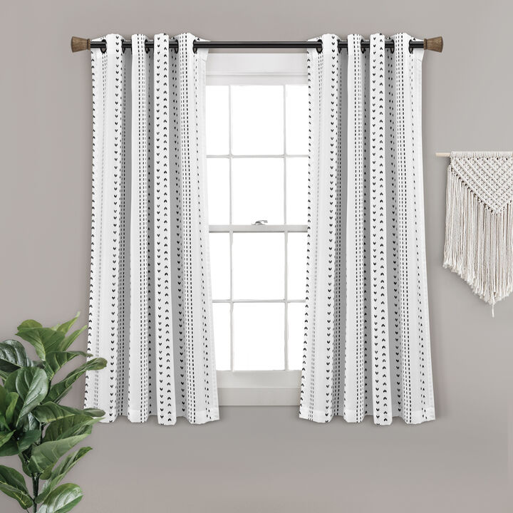 Hygge Stripe Window Curtain Panels