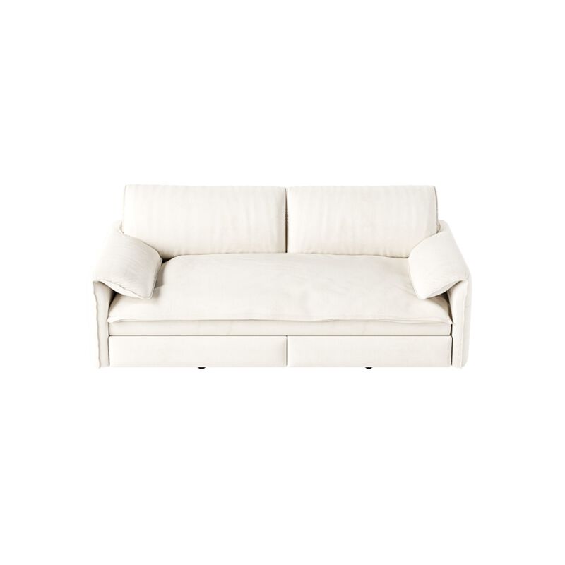 Lescet Velvet Pull‑Out Sleeper Sofa Bed image number 0