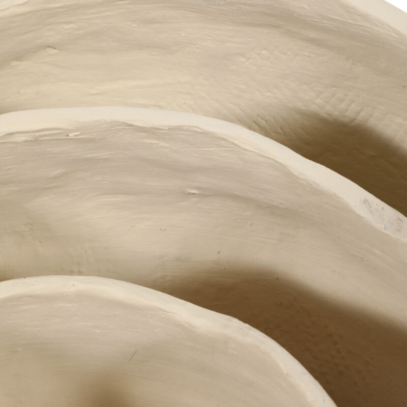 S/3 Curvy Edge Bowls, Ivory image number 2