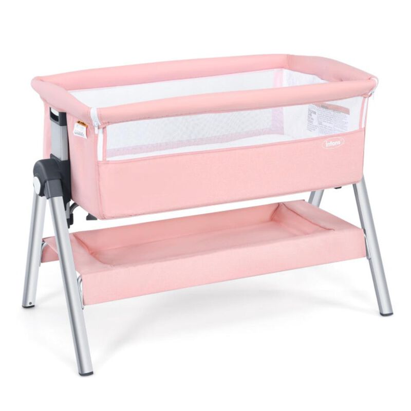 Hivvago Portable Baby Bedside Sleeper with Adjustable Heights and Angles