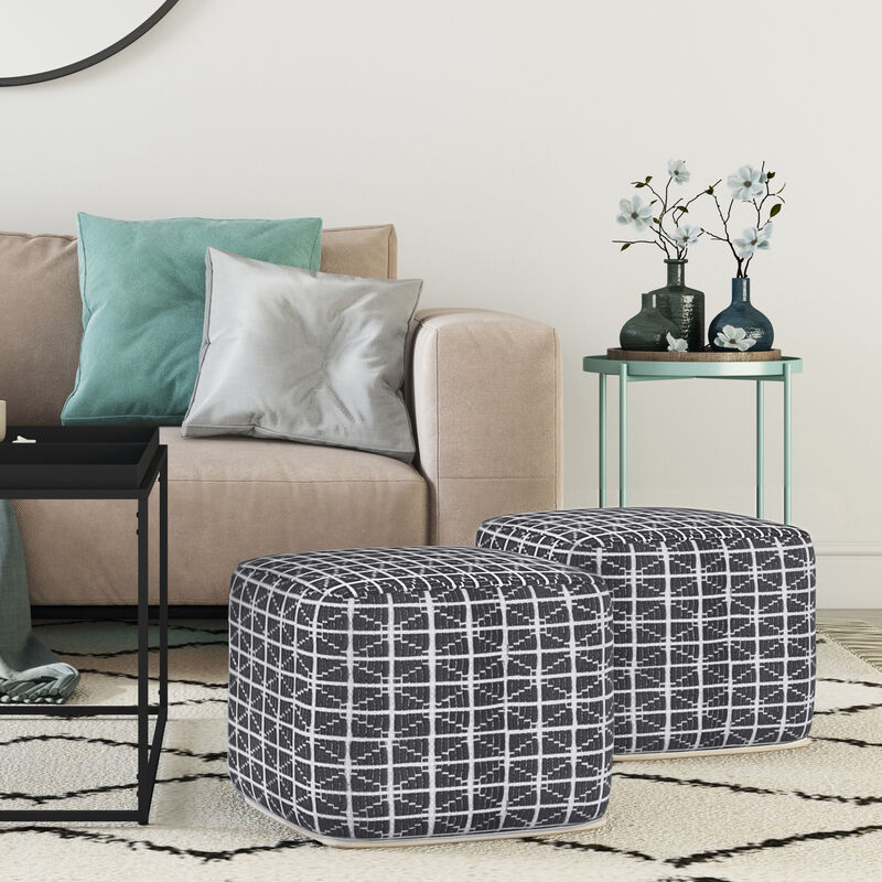 Noreen Square Pouf