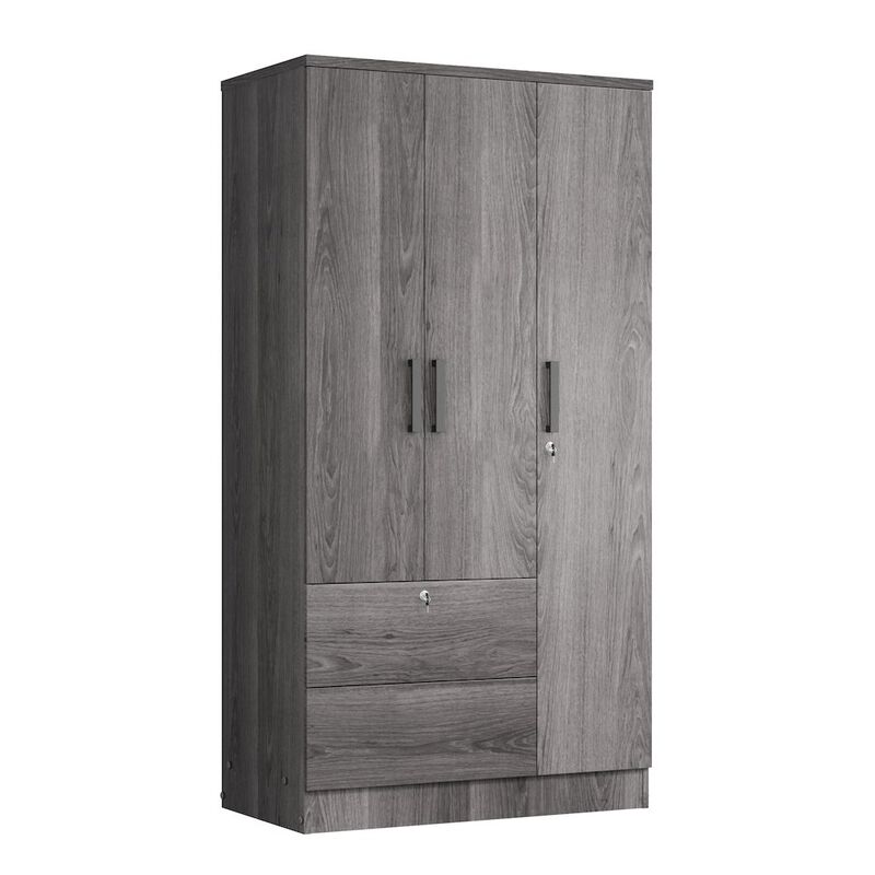 Symphony Wardrobe Closet with Two Drawers