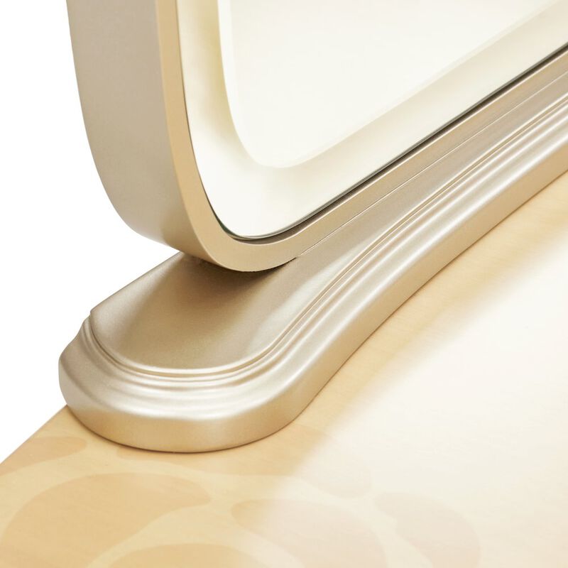 Camellia Field Vanity Mirror - Caramel image number 4