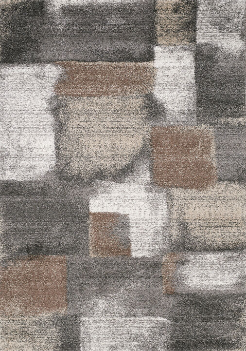 HomeRoots Abstract Area Rug