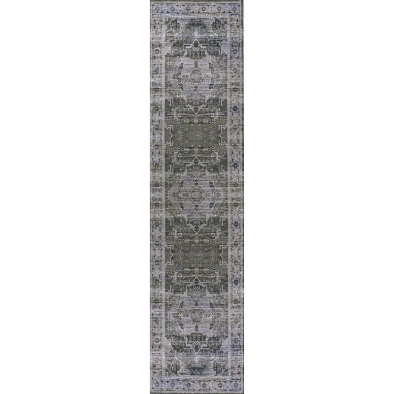 Alanya Ornate Medallion Machine-Washable Area Rug