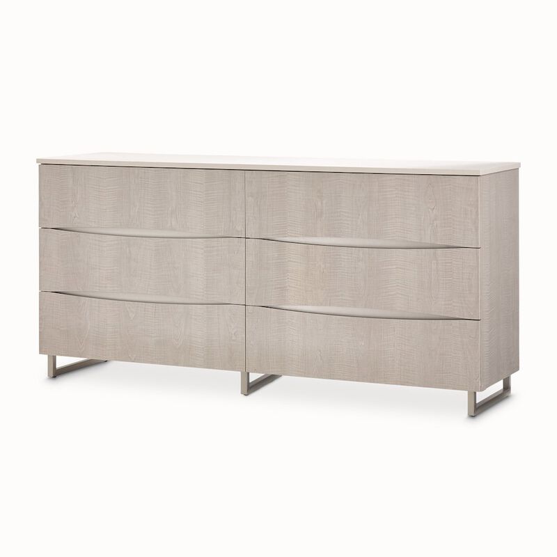 Michael Amini Marin Dresser - Greige