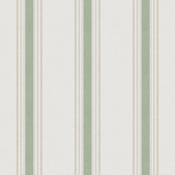Spring Blossom STRIPES Green Wallpaper 1909-5