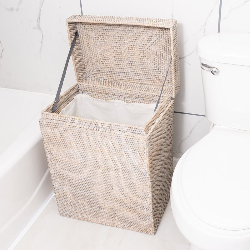 Saboga Home&trade; Rectangular Hamper with Hinged Lid image number 1