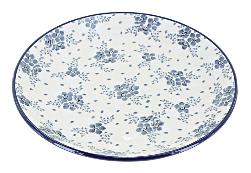 Blue Rose Polish Pottery Maria Dinner Plate