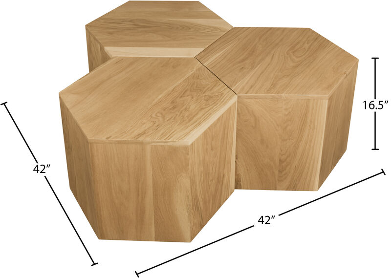 Meridian Furniture Eternal Natural Coffee Table image number 5