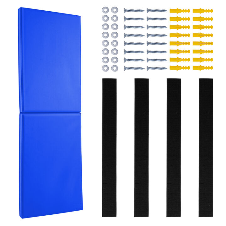 Gym Wall Padding Durable Waterproof Basketball Mat 2" Thick Foam Court Garage