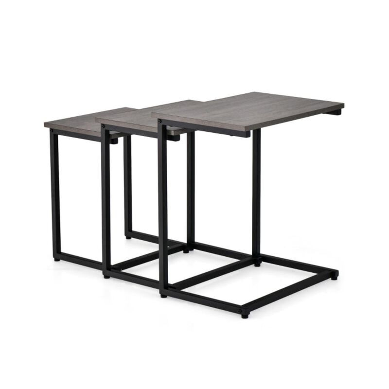 Hivvago 3 Pieces Multifunctional Coffee End Table Set
