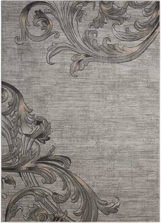 HomeRoots Floral Vines Area Rug