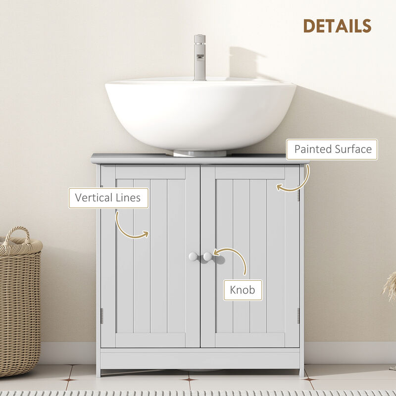Hivvago Bathroom Vanity Storage Cabinet Under Sink 2 Doors image number 5