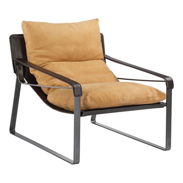 Moe's Home Collection Connor Club Chair Tan