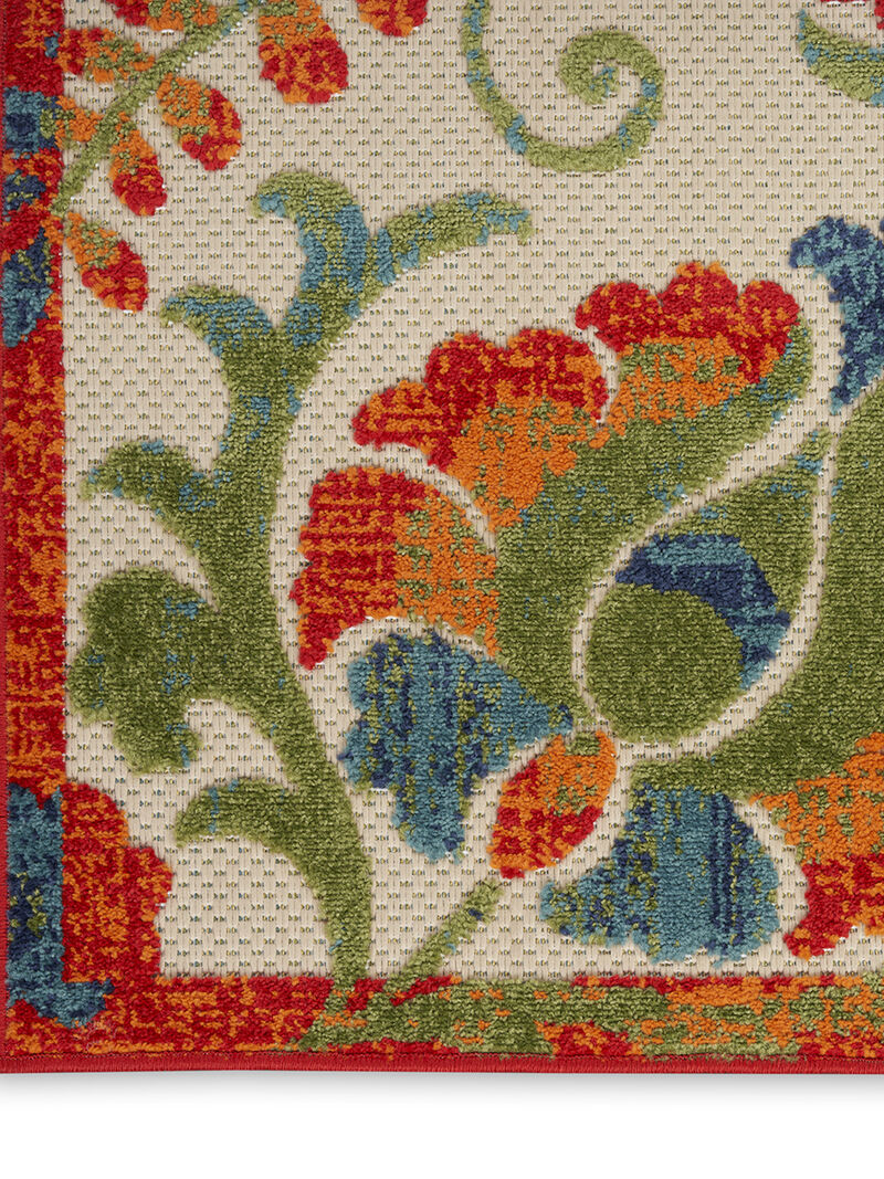 Aloha ALH17 Red/Multicolor 10' x 14' Rug