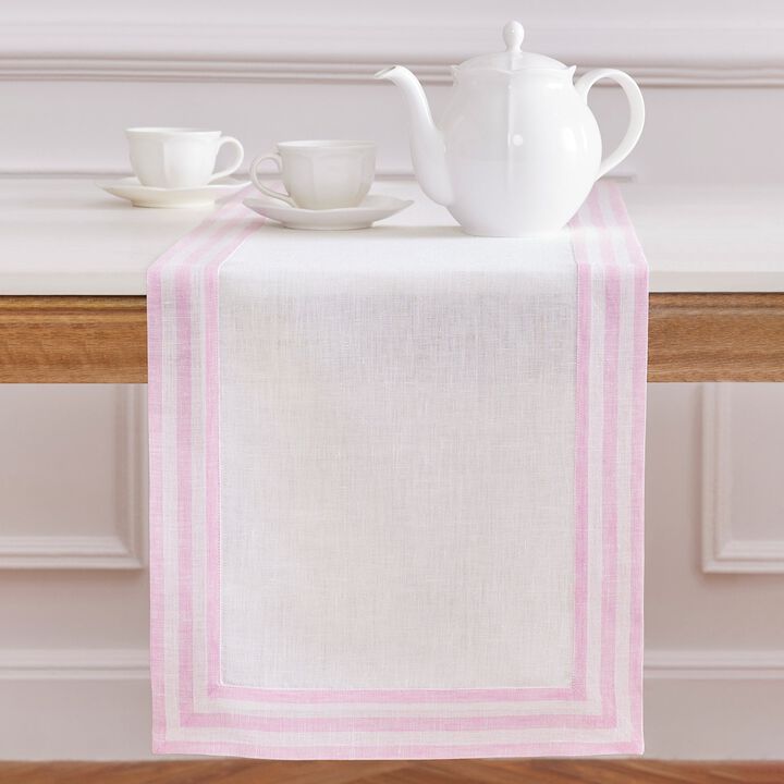 Solino Home Mila 100% Linen Table Runner &ndash; Handcrafted, Machine Washable, Perfect for Holiday and Everyday Dining