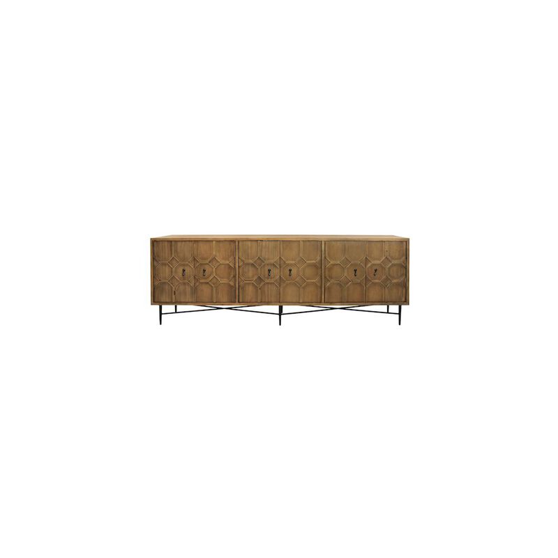 Alex Hamilton Samara 6-Door Sideboard - Natural