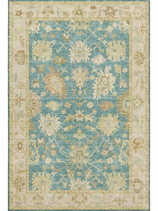 Hatay HY2 Teal 10' x 14' Rug