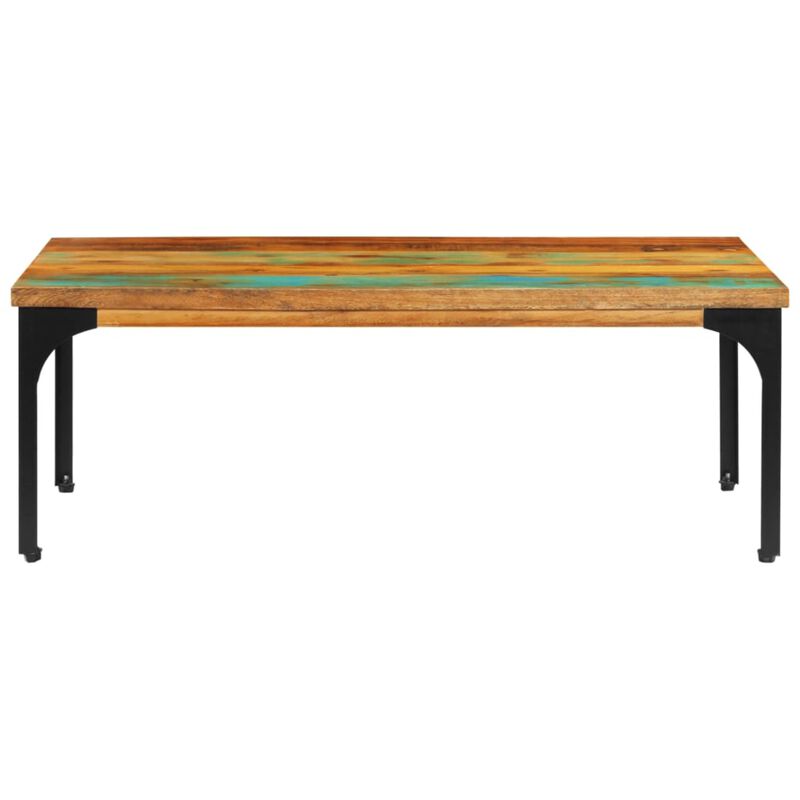 vidaXL Coffee Table 39.4"x23.6"x13.8" Solid Reclaimed Wood