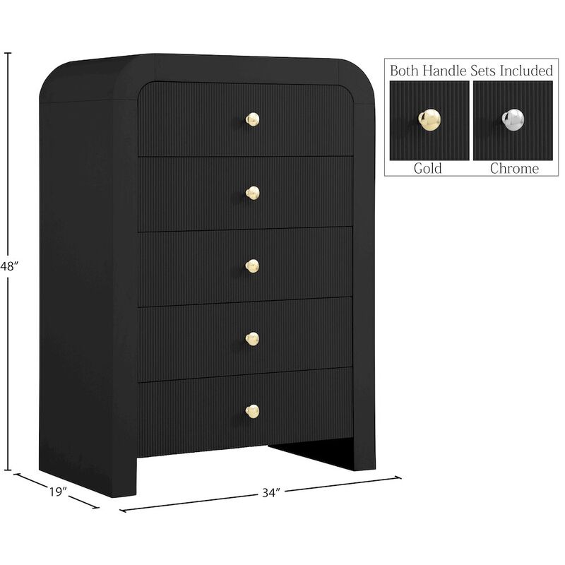 Meridian Furniture Artisto Black Chest