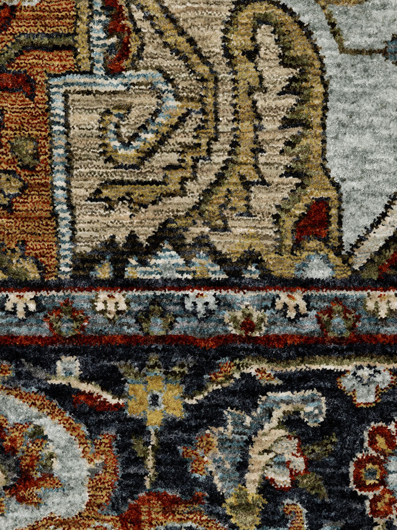 Aberdeen 5'3" x 7'6" Red Rug image number 1