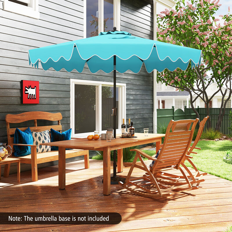 Outdoor  Patio Umbrella with Tilt Function & Crank &ndash; Ideal for Backyard & Pool